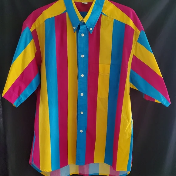 International Male Bright Stripes Shirt - Picture 3 of 4